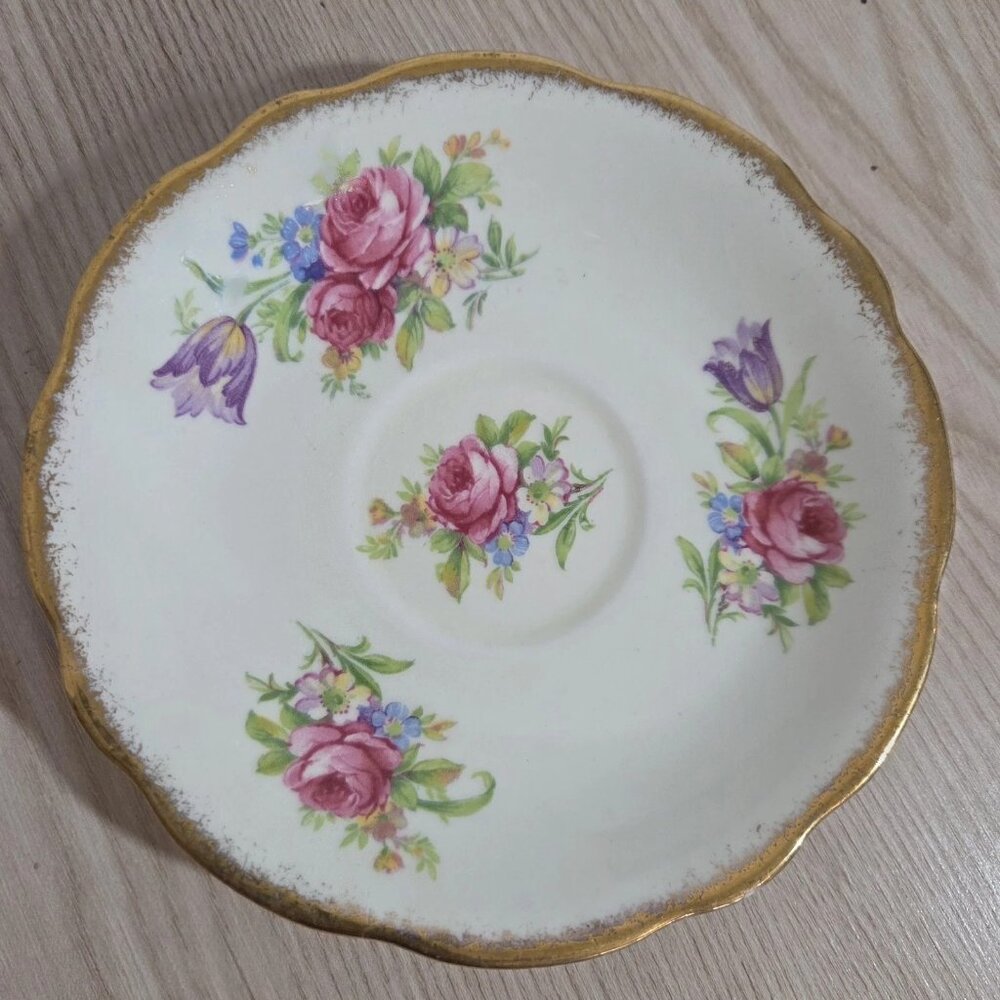 Antique Vintage 1850 Foley Bone China Foley Tulip Pattern Made in England...